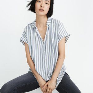 Madewell Central Shirt in Pompano Stripe | NEW